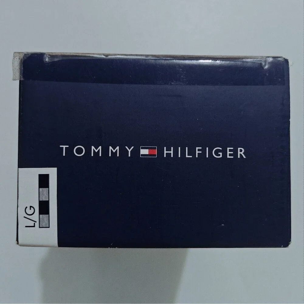 NEW Tommy Hilfiger Underwear Briefs Cotton Classics Men's L Large Black Grey NWT